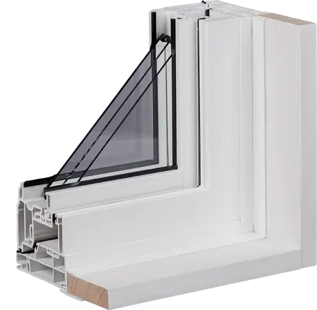 Triple glazing — product illustration