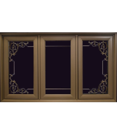 Combination of Casement & Fixed Casement with 1-1/4” brickmould — product illustration