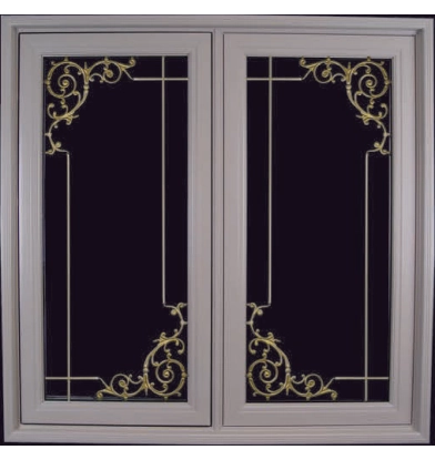 Combination of fixed and casement windows with 1-1/4” brickmould — product illustration